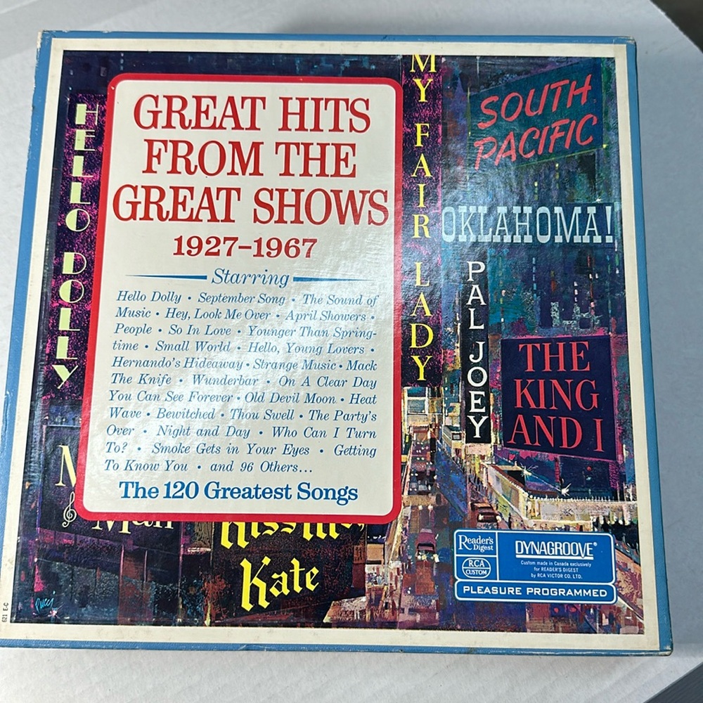 Reader's Digest - Great Hits from the Great Shows 1927-1967-10 LP-NM-DYNAGROOVE